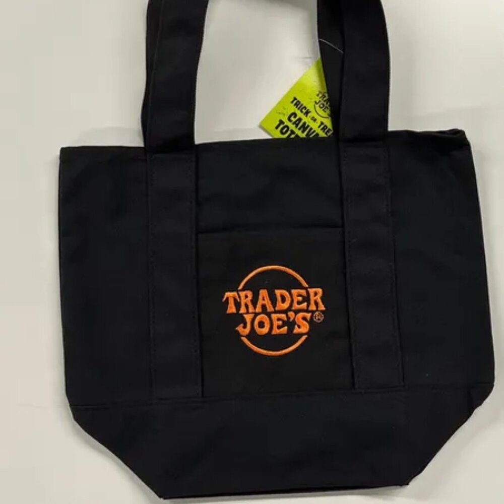Trader Joe's Trick-or-Treat Mini Canvas Tote